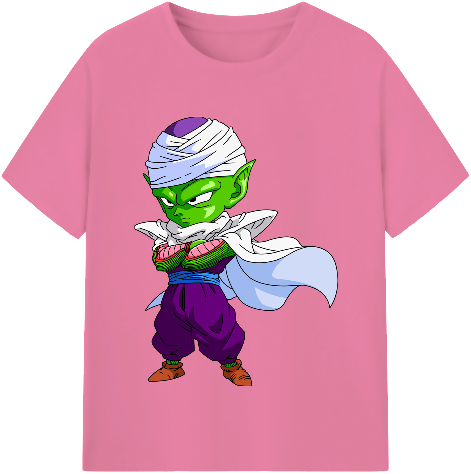 （画像用） ドラゴンボール ピッコロ DRAGON BALL Piccolo 綿100％半袖Tシャツ（フロントプリント）